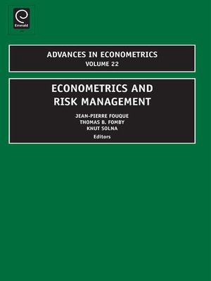 cover image of Advances in Econometrics, Volume 22
